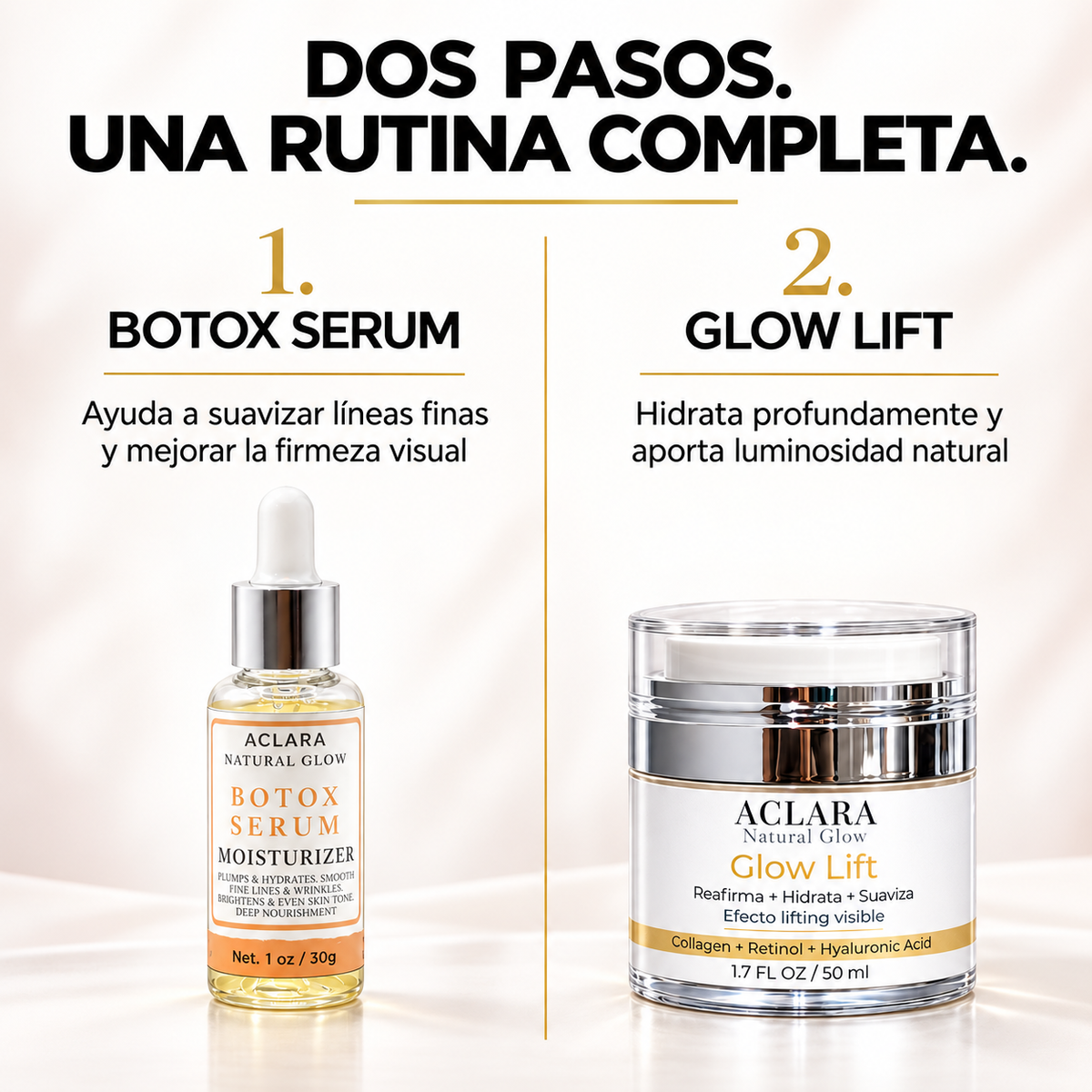 Kit Glow Lift AM – Rutina Reafirmante de Día