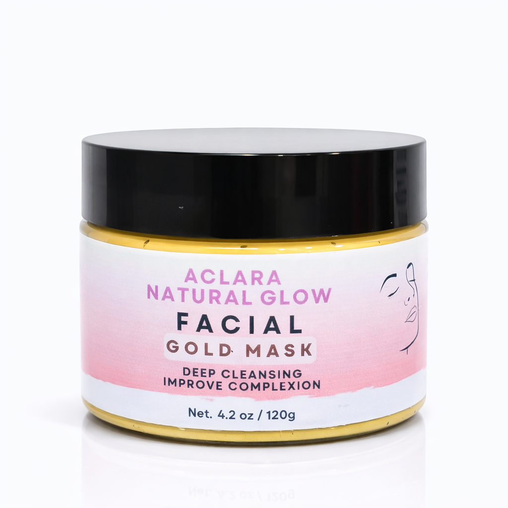 Mascarilla Facial Dorada