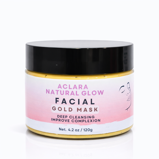 Mascarilla Facial Dorada