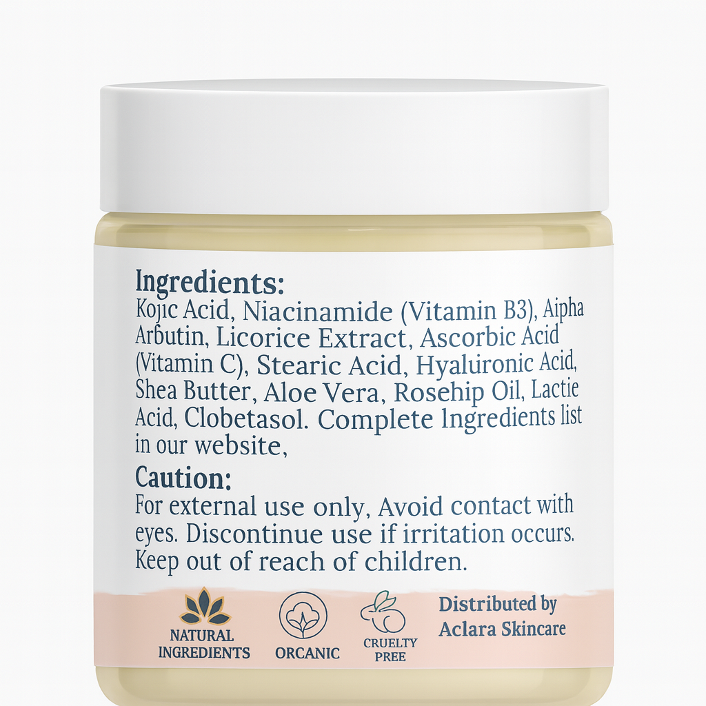 Natural glow intima for private areas