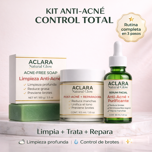 Kit Anti-Acné Control Total – Rutina Completa