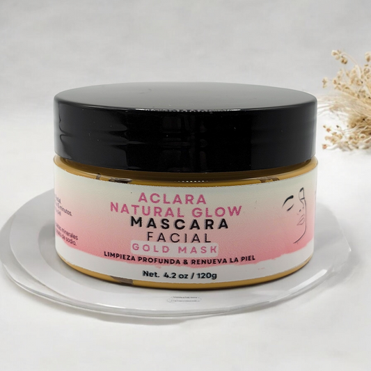 Mascarilla Facial Dorada