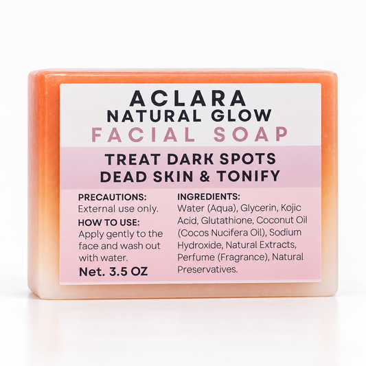 Jabón Facial Aclara Natural Glow 3.5 oz